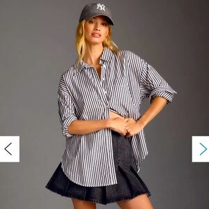 Anthropologie The Bennet Buttondown Shirt by Maeve